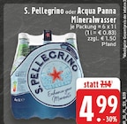 E center Solingen - S. Pellegrino Angebot im Prospekt S. Pellegrino bei E center im Solingen Prospekt für 4,99 €