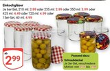 Einkochgläser im Angebot bei GLOBUS in Amberg Einkochgläser Angebote bei GLOBUS Amberg für 0,79 €
