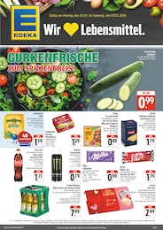 EDEKA Prospekt für Ebrach mit 4 Seiten EDEKA Prospekt "Wir lieben Lebensmittel!" für Ebrach, 4 Seiten, 02.03.2026 - 07.03.2026