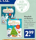 Rätselheft mit Stickern im aktuellen ALDI SÜD Prospekt für 2,99 €