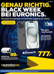 EURONICS Prospekt für Ahaus: "GENAU RICHTIG. BLACK WEEK BEI EURONICS.", 12 Seiten, 27.11.2024 - 08.12.2024