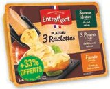 Fromage pasteurise 3 raclettes - ENTREMONT en promo chez Super U Mulhouse à 9,12 €