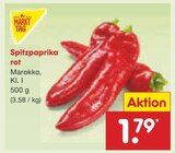Aktuelles Spitzpaprika rot Angebot bei Netto Marken-Discount in Trier ab 1,79 €