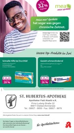 mea - meine apotheke Apotheken Prospekt der aktuellen Woche mit 4 Seiten, gültig von 01.06.2026 bis 30.06.2026, in Andechs und Umgebung Aktueller mea - meine apotheke Apotheken Prospekt in Andechs und Umgebung, "Unsere Juni-Angebote" mit 4 Seiten, 01.06.2026 - 30.06.2026