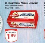 Aktuelles Original Allgäuer Limburger Angebot bei GLOBUS in Bochum ab 1,99 €