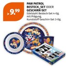 Paw Patrol Besteck-Set oder GESCHIRR-SET von  im aktuellen Müller Prospekt für 9,99 €