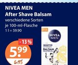 After Shave Balsam im Angebot bei V-Markt in Kempten After Shave Balsam Angebote von NIVEA MEN bei V-Markt Kempten für 5,99 €