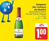 Sekt, Fruchtsecco oder Alkoholfrei Angebote von Rotkäppchen bei nah und gut Schweinfurt für 1,00 €