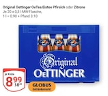 OeTea Eistee Pfirsich Angebote von Oettinger bei GLOBUS Neuwied für 8,99 €