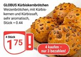 Aktuelle Wecker Angebote bei GLOBUS in Krefeld Aktuelles Kürbiskernbrötchen Angebot bei GLOBUS in Krefeld ab 1,75 €