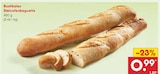 Rustikales Steinofenbaguette für 0,99 € bei Netto Marken-Discount im Angebot Rustikales Steinofenbaguette im aktuellen Netto Marken-Discount Prospekt