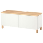 Aktuelles TV-Bank mit Türen weiß Timmerviken/Ullarp/weiß 120x42x50 cm Angebot bei IKEA in Gera ab 262,00 €