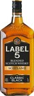 Blended Scotch Whisky Classic Black 40 % vol. - LABEL 5 en promo chez Cora Saint-Dizier à 16,10 €
