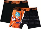 Lot de 2 boxers homme Dragon Ball Z - FREEGUN en promo chez Intermarché Hyper Bordeaux à 9,90 €