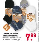 Damen/Herren Sneakersocken im Angebot bei E center in Heidelberg Damen/Herren Sneakersocken Angebote von nur die bei E center Heidelberg für 7,99 €