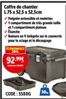 Coffre de chantier dans le catalogue Screwfix