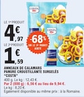 Anneaux de calamars panure croustillante surgelés - COSTA dans le catalogue E.Leclerc