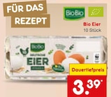 Aktuelles Bio Eier Angebot bei Netto Marken-Discount in Chemnitz ab 3,39 €