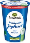 Bio-Weidemilch Joghurt Angebote von Bioland Alnatura bei tegut Ludwigshafen für 1,39 €