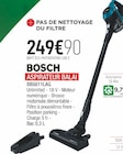 ASPIRATEUR BALAI - BOSCH en promo chez Extra Apt à 249,90 €