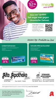 Aktueller mea - meine apotheke Prospekt "Unsere Juni-Angebote" für Schönwald Aktueller mea - meine apotheke Prospekt für Schönwald mit Seiten