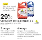 Promo Carburant prêt à l'emploi 5 L à 29,90 € dans le catalogue Espace Emeraude à Savigné