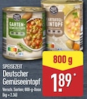 Deutscher Gemüseeintopf im ALDI Nord Prospekt Deutscher Gemüseeintopf von SPEISEZEIT im aktuellen ALDI Nord Prospekt für 1,89 €