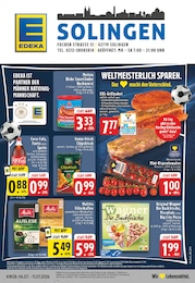 EDEKA Prospekt für Solingen (Klingenstadt) mit 24 Seiten EDEKA Prospekt für Solingen (Klingenstadt): "Aktuelle Angebote", 24 Seiten, 06.07.2026 - 11.07.2026