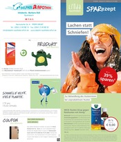 LINDA Premiumapotheke Apotheken Prospekt der aktuellen Woche mit 3 Seiten, gültig von 01.01.2026 bis 31.01.2026, in Erfurt und Umgebung Aktueller LINDA Premiumapotheke Apotheken Prospekt in Erfurt und Umgebung, "Aktuelle Angebote" mit 3 Seiten, 01.01.2026 - 31.01.2026