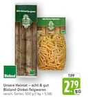 Aktuelle Nudeln Angebote bei EDEKA in Saarbrücken Aktuelles BIO-Dinkel-Spaghetti Angebot bei EDEKA in Saarbrücken ab 2,79 €