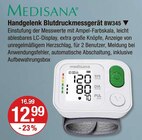 Handgelenk Blutdruckmessgerät BW345 im Angebot bei V-Markt in Kaufbeuren Handgelenk Blutdruckmessgerät BW345 Angebote von Medisana bei V-Markt Kaufbeuren für 12,99 €