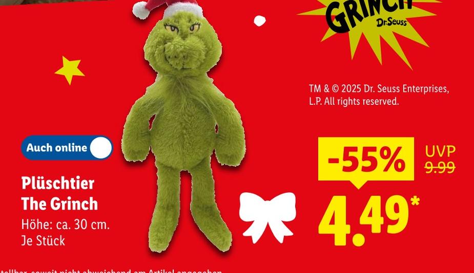 Plüschtier The Grinch