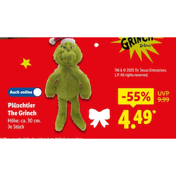 Plüschtier The Grinch