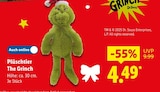 Plüschtier The Grinch für 4,49 € bei Lidl im Angebot Plüschtier The Grinch im aktuellen Lidl Prospekt