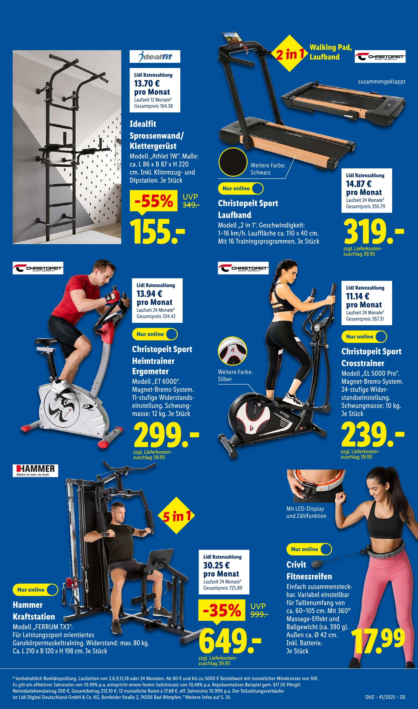 Aktueller Lidl Prospekt mit Ergometer, "LIDL LOHNT SICH", Seite 53