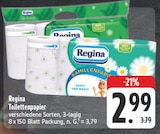 Toilettenpapier im Angebot bei EDEKA in Erlangen Toilettenpapier Angebote von Regina bei EDEKA Erlangen für 2,99 €