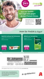 Der aktuelle mea - meine apotheke Prospekt Unsere August-Angebote