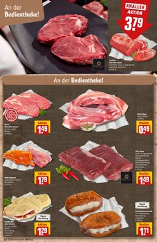 Steak im aktuellen REWE Prospekt (Jena) Steak im REWE Prospekt "Dein Markt" mit 32 Seiten (Jena)