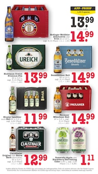 Bier im E center Prospekt "Aktuelle Angebote" mit 82 Seiten (Mannheim)