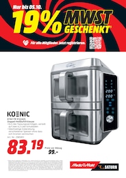 MediaMarkt Saturn Heissluftfritteuse im Prospekt MediaMarkt Saturn Heissluftfritteuse im Prospekt