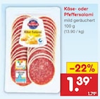 Käse- oder Pfeffersalami Angebot in Herzlake Käse- oder Pfeffersalami im aktuellen Prospekt bei Netto Marken-Discount in Herzlake