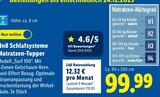In8 Schlafsysteme Matratzen-Topper Angebote bei Lidl Bad Salzuflen für 99,99 €