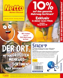 Netto Marken-Discount Prospekt mit 2 Seiten (Aachen)