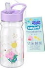 Trinkflasche flieder Peppa Pig, 480 ml im dm-drogerie markt Prospekt Trinkflasche flieder Peppa Pig, 480 ml von babylove im aktuellen dm-drogerie markt Prospekt für 5,95 €