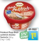 Brotaufstrich Alaska-Seelachs im Angebot bei EDEKA in Nürtingen Brotaufstrich Alaska-Seelachs Angebote von Feinkost Popp bei EDEKA Nürtingen für 1,11 €