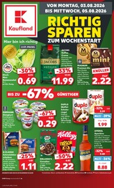 Kaufland Supermarkt Prospekt der aktuellen Woche mit 65 Seiten, gültig von 03.08.2026 bis 05.08.2026, in Dernau und Umgebung Aktueller Kaufland Supermarkt Prospekt in Dernau und Umgebung, "Hier bin ich richtig" mit 65 Seiten, 03.08.2026 - 05.08.2026