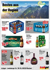 Rotwein im Trinkgut Prospekt in München Aktueller Trinkgut Prospekt mit Rotwein, "Münchens Getränkemarkt!", Seite 4