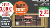 Marktkauf Ratingen - Domino Star Angebot im Prospekt Domino Star bei Marktkauf im Ratingen Prospekt für 2,25 €