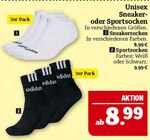 Unisex Sneaker- oder Sportsocken im Angebot bei Marktkauf in Görlitz Unisex Sneaker- oder Sportsocken Angebote von adidas bei Marktkauf Görlitz für 8,99 €