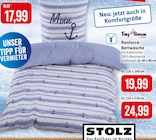 Aktuelle Bettwäsche Angebote bei Kaufhaus Stolz in Lübeck Aktuelles Renforcé-Bettwäsche Angebot bei Kaufhaus Stolz in Lübeck ab 17,99 €